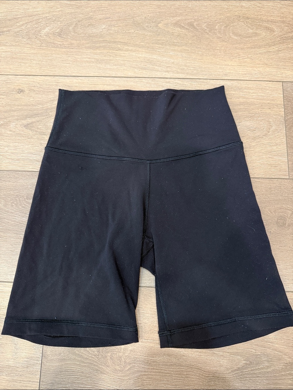 TNA High-Waist Black Womens Bike Shorts